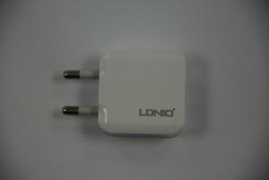 Сетевая Type-C/USB зарядка LDNIO на 2 выхода (30W 5V-3А/5V-2.4A) + кабель Type-C