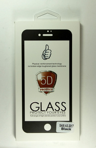Защитное стекло 5D Samsung Galaxy S9/G960 в упаковке (Full Glue) (black)