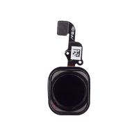 Шлейф + кнопкa Home iPhone 6S/6S Plus (black) (Original)