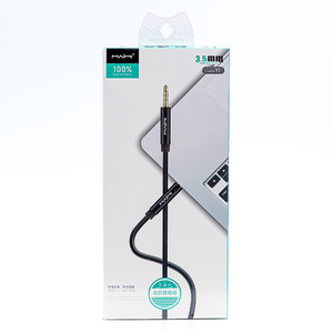 Кабель AUX - AUX MaiMi Y1 (black)