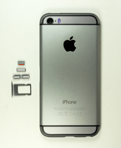 Задняя крышка iPhone 5S (имитация 6) (gray)