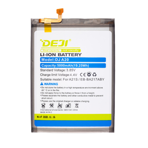 Батарея DEJI EB-BG217ABY для Samsung A022/A047F/A125/A127F/A135F/A137F/A217F/A21S (5000mAh)