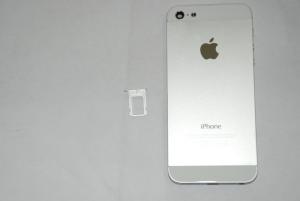 Задняя крышка iPhone 5G + шлейфа (white) (Original)