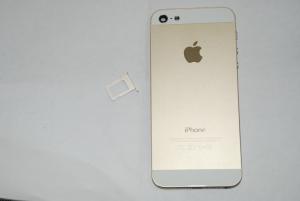 Задняя крышка iPhone 5G + шлейфа (gold) (Original)