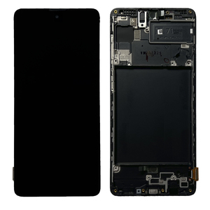 Дисплей + сенсор Samsung Galaxy A71/A715 (black; в раме) (100% Original, сервисный)