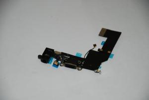Шлейф зарядки + гарнитура iPhone 5S (black) (Original)