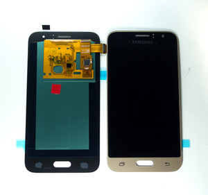 Дисплей + сенсор Samsung Galaxy J1/J120 2016 (gold; без рамы) (OLED)