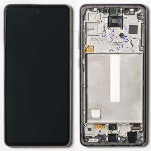 Дисплей + сенсор Samsung Galaxy A52S/A528 (black; в раме) (100% Original, сервисный)