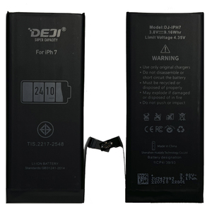 Батарея DEJI ПОВЫШЕННОЙ ёмкости iPhone 7 (2410mAh) в коробке