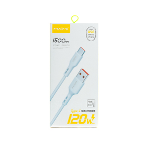 Кабель Type-C MaiMi X56 1.5m (120W) (white)