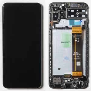 Дисплей + сенсор Samsung Galaxy A13/A135 2020 (black; в раме) (100% Original, сервисный)