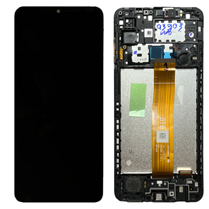 Дисплей + сенсор Samsung Galaxy A12/A127F 2021 (black; в раме) (100% Original, сервисный)