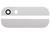 Комплект маленьких задних стекол iPhone 5S (верхнее и нижнее) (white)