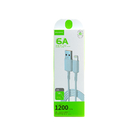 Кабель Lightning MaiMi X51 1.2m (6A) (white)