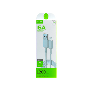 Кабель Lightning MaiMi X51 1.2m (6A) (white)