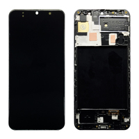 Дисплей + сенсор Samsung Galaxy A50/A505 2019 (black; в раме) (OLED)