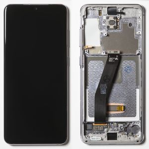 Дисплей + сенсор Samsung Galaxy S20/G980 (gray cosmic; в раме) (100% Original, сервисный)