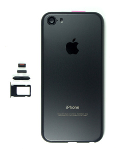 Задняя крышка iPhone 5S (имитация 7) (black)