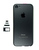 Задняя крышка iPhone 5S (имитация 7) (black)