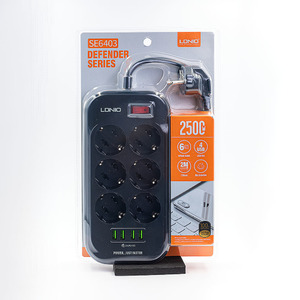 Сетевой Фильтр (6 power socket 4 USB port) (2500W)