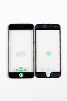 Glass + frame + OCA iPhone 6S (black) (Original)