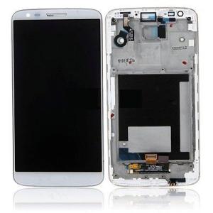 Дисплей + сенсор LG D802/G2 (white; в раме) (Original)
