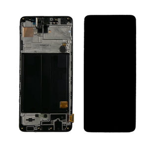 Дисплей + сенсор Samsung Galaxy A51/A515 (black; в раме) (100% Original, сервисный)