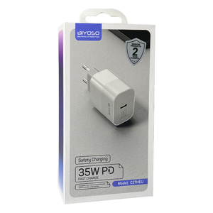 Сетевая Type-C зарядка Biyoso C27HEU (35W) (white)