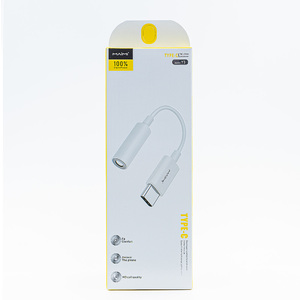 Адаптер Type-C/AUX MaiMi Y3 (white)